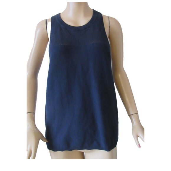 Banana Republic Blue Knit Top Women's Size XL New with Tags - Picture 1 of 3